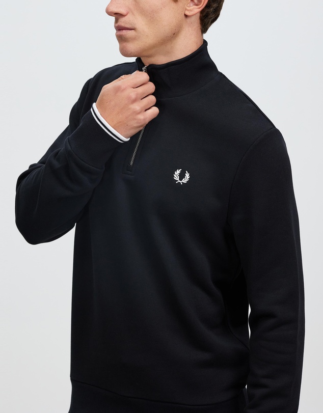 Fred Perry - Half Zip Sweatshirt