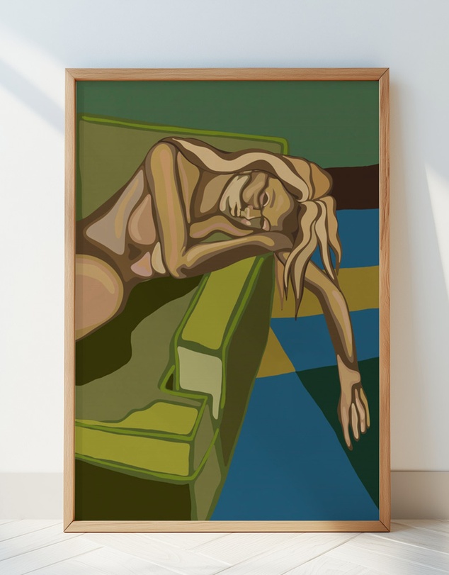 Olive et Oriel - KH Studio - Let You Let Me Down by Karla Hyman Art Print
