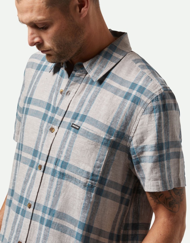 Brixton - Charter Linen Blend Short Sleeve Shirt
