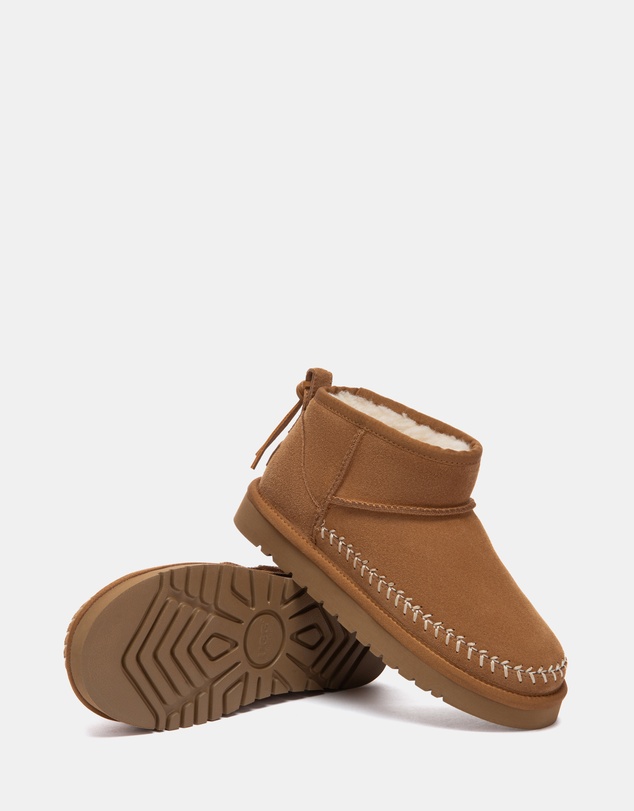 EVERAU - Australian Shepherd Ugg Mini Canlia Cow Suede Upper UGG Boots