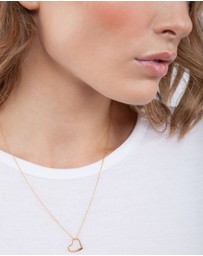 Lovisa - Gold Plated Sterling Silver Heart Necklace