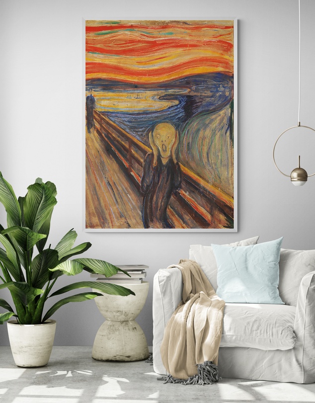 Inka Arthouse - Scream by Edvard Munch Art Print
