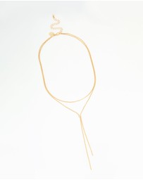 Lovisa - Gold Plated Chain Layered Y- Necklace