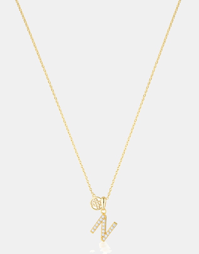 Georgini - Georgini Luxury Letters N Initial Pendant Gold