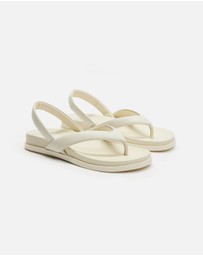 AERE - Leather Sling Back Thongs