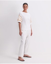 Sportscraft - Eliza Embroidery Top