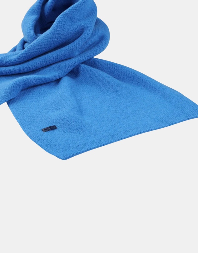 Henry Bucks - HENRY BUCKS Merino Wool Scarf BLUE