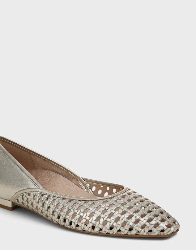 Vionic - Gracia Woven Flat - Gold