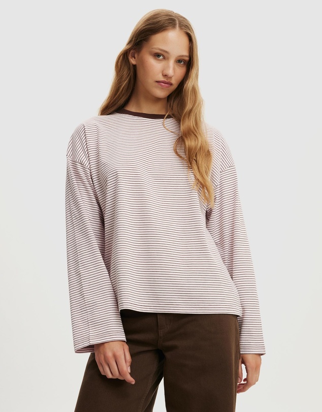 Cotton On - Boxy LS Top