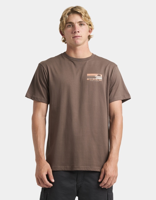 Quiksilver - Mens Stacked Horizon T-Shirt