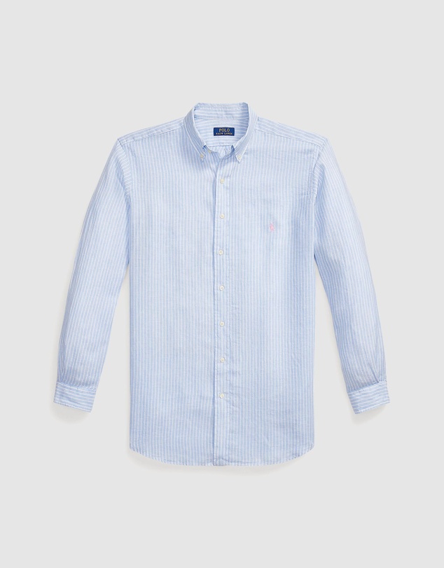 Polo Ralph Lauren - Big & Tall - Striped Linen Shirt
