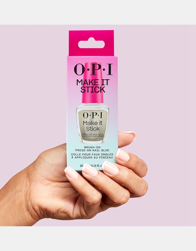 O.P.I - Make It Stick Brush-On Press-On Nail Glue 15ml