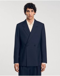 Sandro - Croisee Rayure Suit Jacket