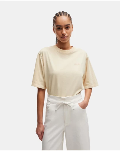 BOSS - Embroidered Logo Cotton T-Shirt