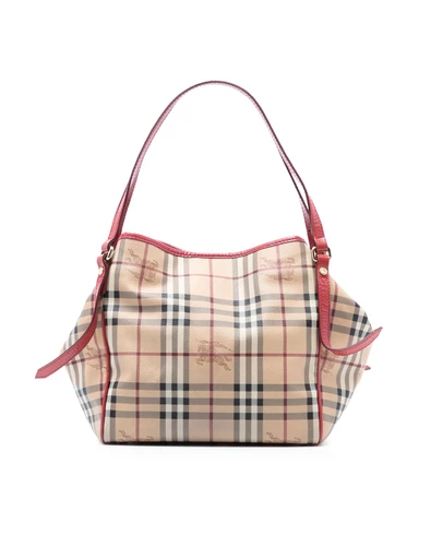 Pre-Loved by Azura Reborn - Pre-Loved Small Haymarket Check Coated Canvas Canterbury Tote