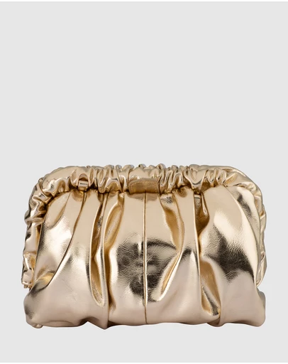 Olga Berg - Betty Metallic Clutch