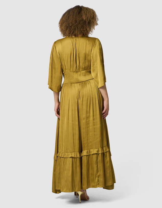 Pink Dusk by Curve Project - Work It Maxi Dress