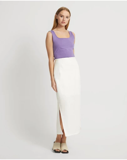 Oxford - Agatha Square Neck Tank
