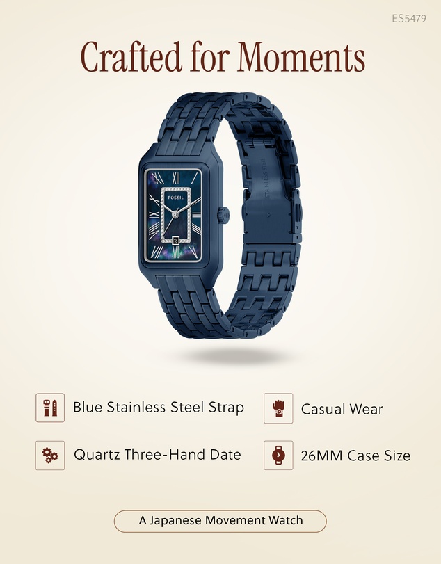 Fossil - Raquel Blue Analogue Watch