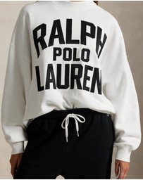 Polo Ralph Lauren - Satin Logo Fleece Crewneck Sweater