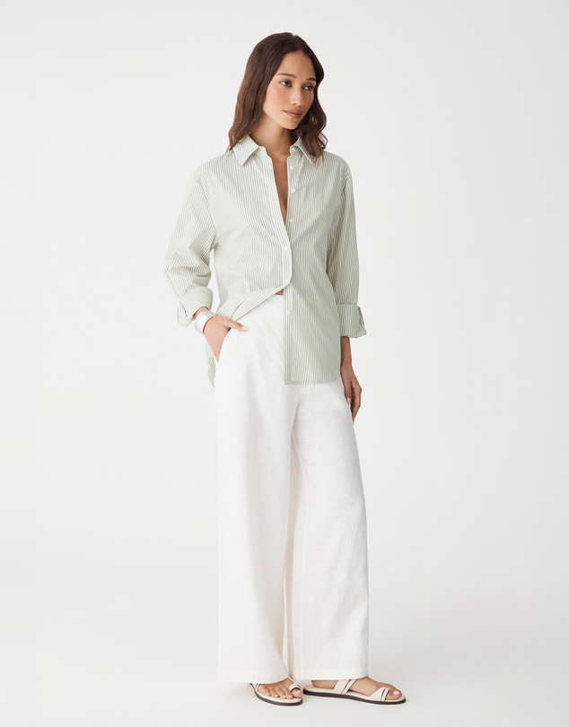 Forcast - Samara 2 Cotton Striped Shirt