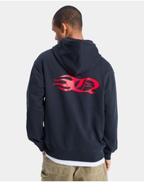 Quiksilver - Mens Mercury Trident Zip Up Hoodie