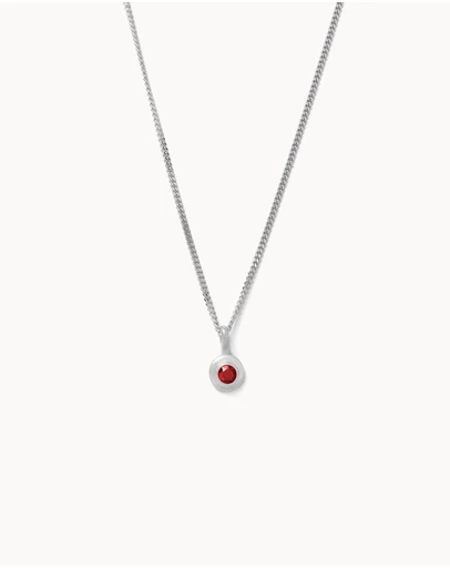 Kirstin Ash - Birthstone Necklace July Ruby