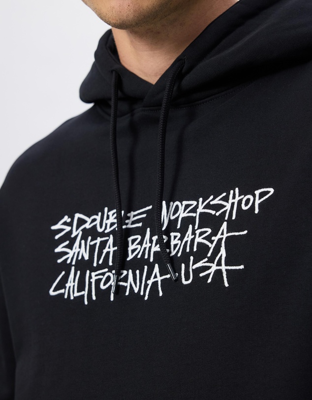 S Double - Address Text Pullover Hoodie