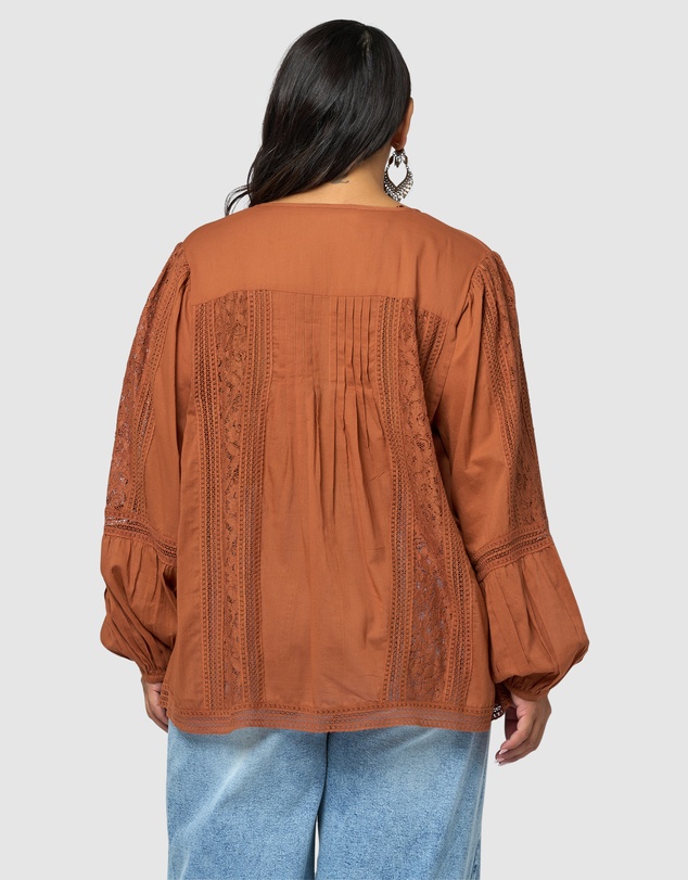 The Poetic Gypsy - Retrograde Peasant Blouse