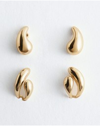 & Other Stories - Dome Earrings Set