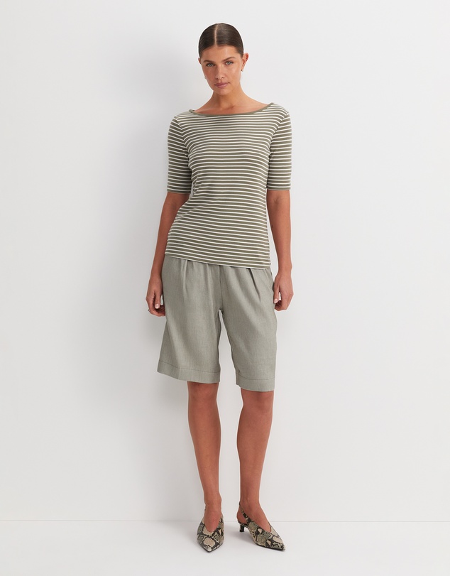 Sportscraft - Heidi Boat Neck Half Sleeve Tee