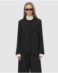 CAMILLA AND MARC - San Fitted Collarless Jacket