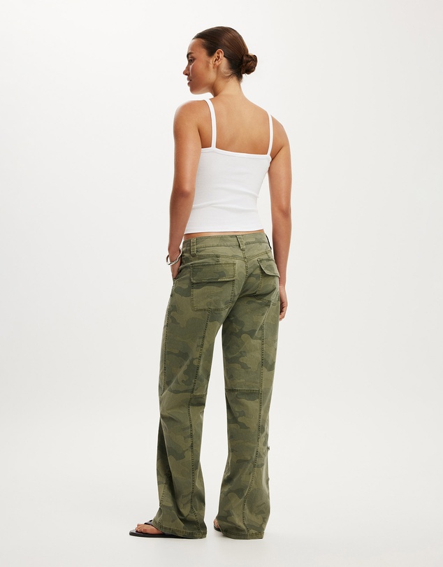 Cotton On - Lexi Low Rise Utility Pant