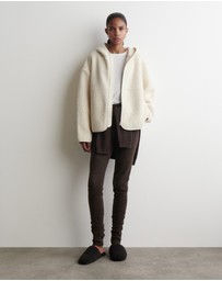 COS - Hooded Teddy Jacket