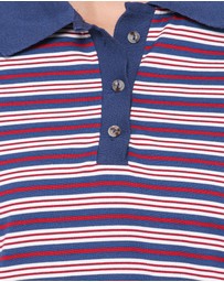 Petal & Pup - Beau Long Sleeve Jersey Top - Navy Stripe