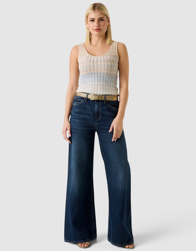 GUESS - Short Sleeve Rosalyn Tank Top