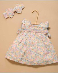 Purebaby - Smocked Dress -Kids-Babies