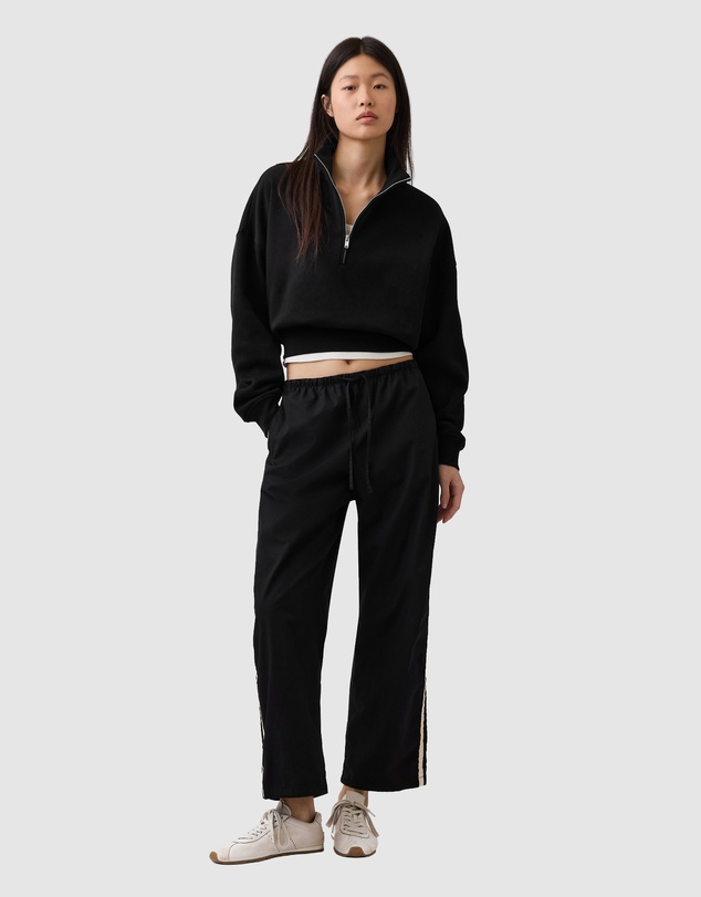 GAP - Organic Cotton Poplin Relaxed Easy Stripe Pants