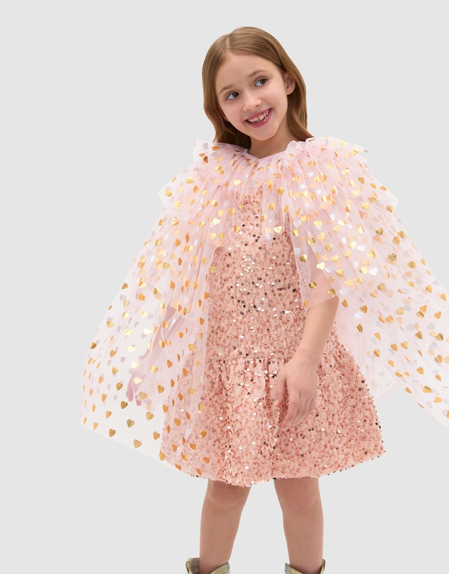 Seed Heritage - Heart Layered Tulle Cape