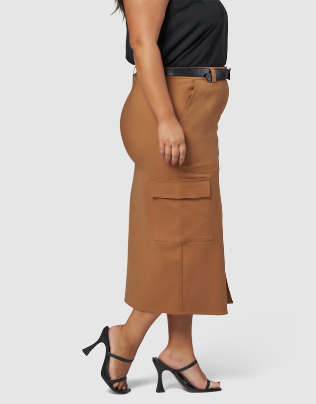 Something 4 Olivia - Tasmin Midi Cargo Skirt