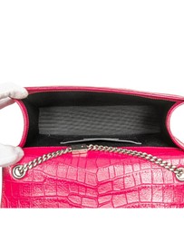 Pre-Loved by Azura Reborn - Pre-Loved Medium Croc Embossed Leather Kate Tassel Crossbody