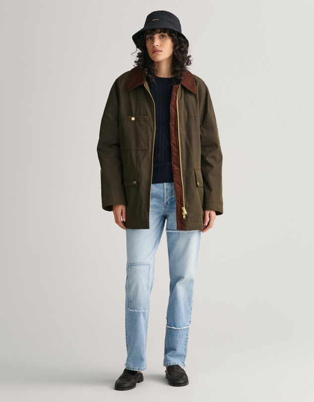 Gant - Stretch Cotton Cable Crew Neck Knit