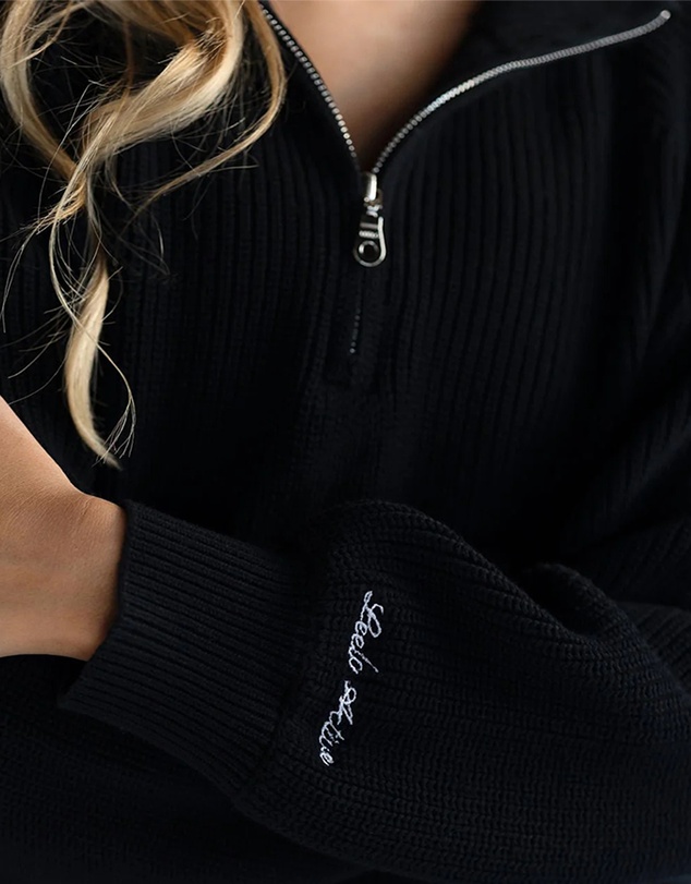 Leelo Active - Knit Quarter Zip Jumper