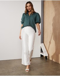 Atmos&Here - Dahlia Linen Blend Blouse