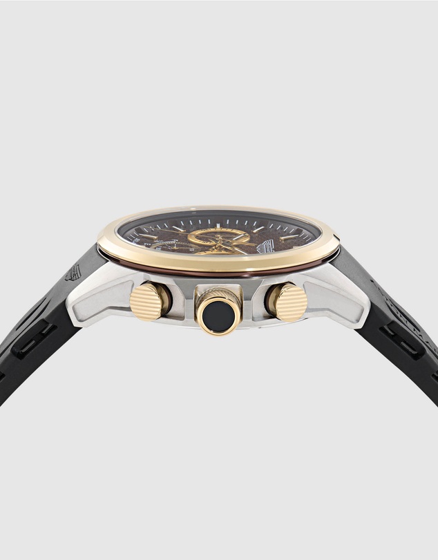 Aston Martin - HLC Chronograph Solar Black Silicone Strap Watch