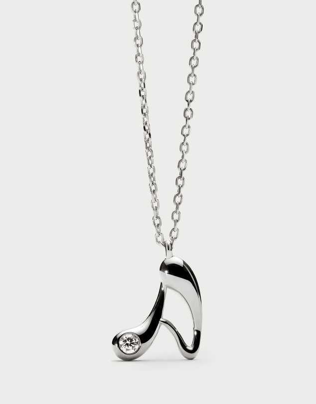 PDPAOLA - Initial 2026 A Silver Pendant Necklace