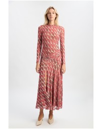 Bardot - Lea Printed Mesh Dress