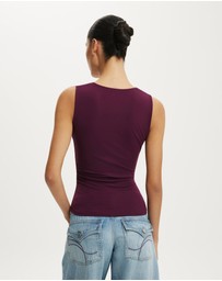 Cotton On - Hold Me Gathered V Tank