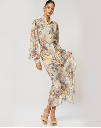 Winona - Genovia Button Maxi Dress