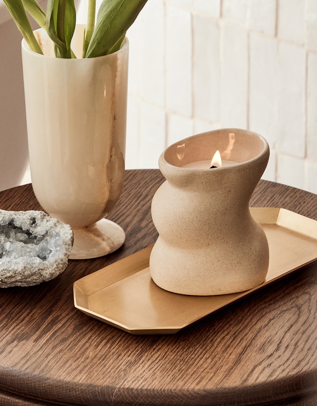 Black Blaze - Vetiver & Fig Ceramic Candle